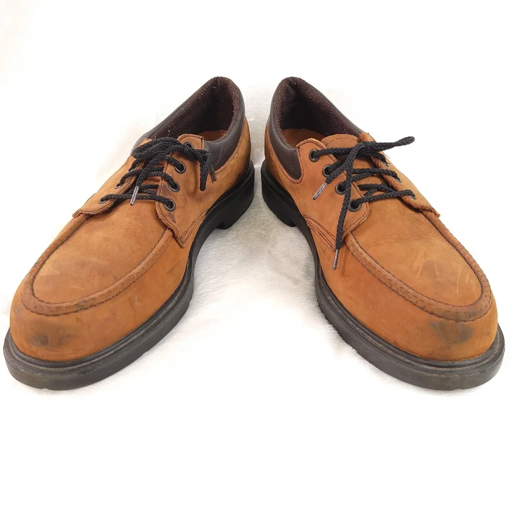 Red Wing Moc Steel Toe EH Brown Leather Oxford Work Shoes Size 13 D